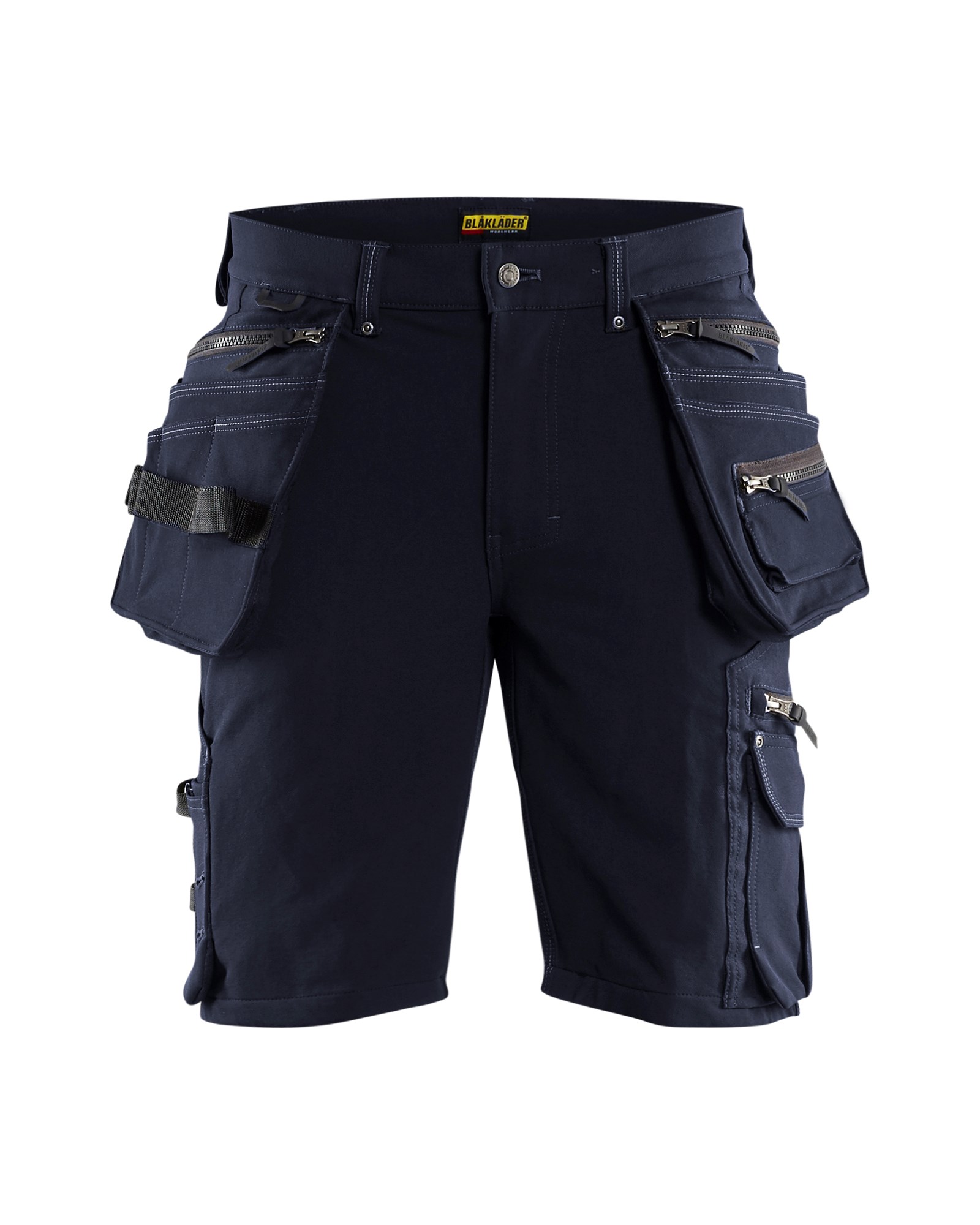 Funktionelle Handwerker Shorts in Cordura&reg; Denim Stretch mit Stretch Eins&auml;tzen im Schritt f&uuml;r optimale Bewegungsfreiheit (Bild: &copy; AB Bl&aring;kl&auml;der)